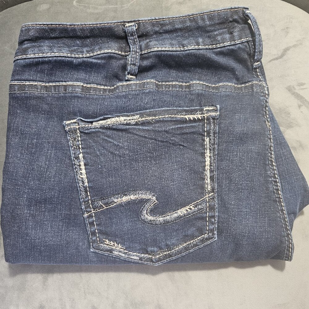 Womens Silver Jeans Elyse Size 22/30